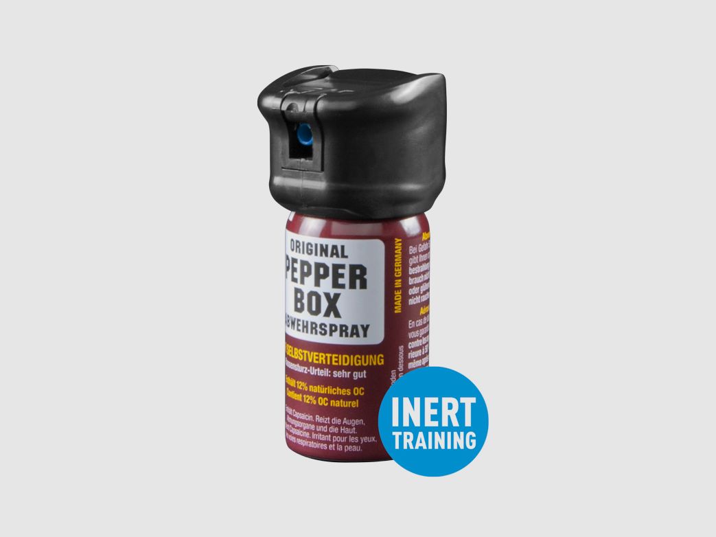 Pfefferspray Pepper-Box klein 40 ml mit Flip Top für Training mit Nebel, Bild 1 von 2