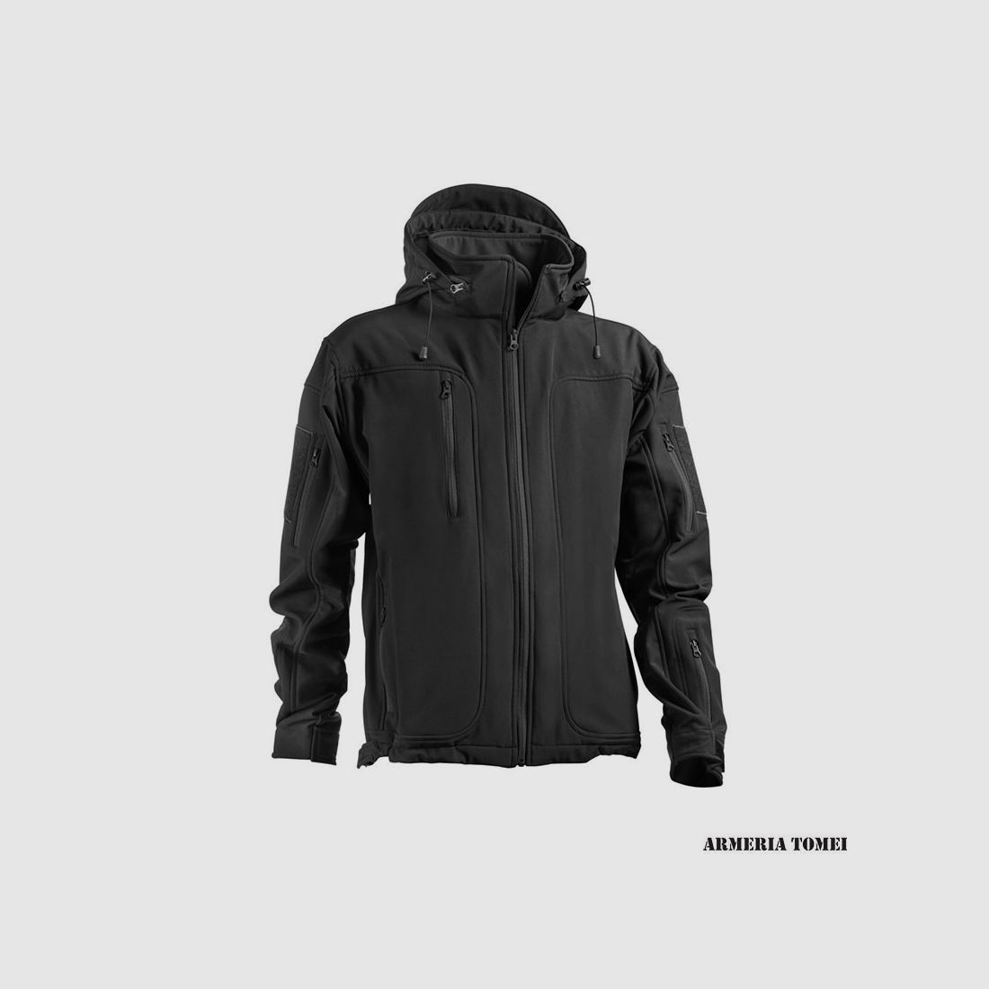 NERG OPENLAND – SOFTSHELL-JACKE Schwarz