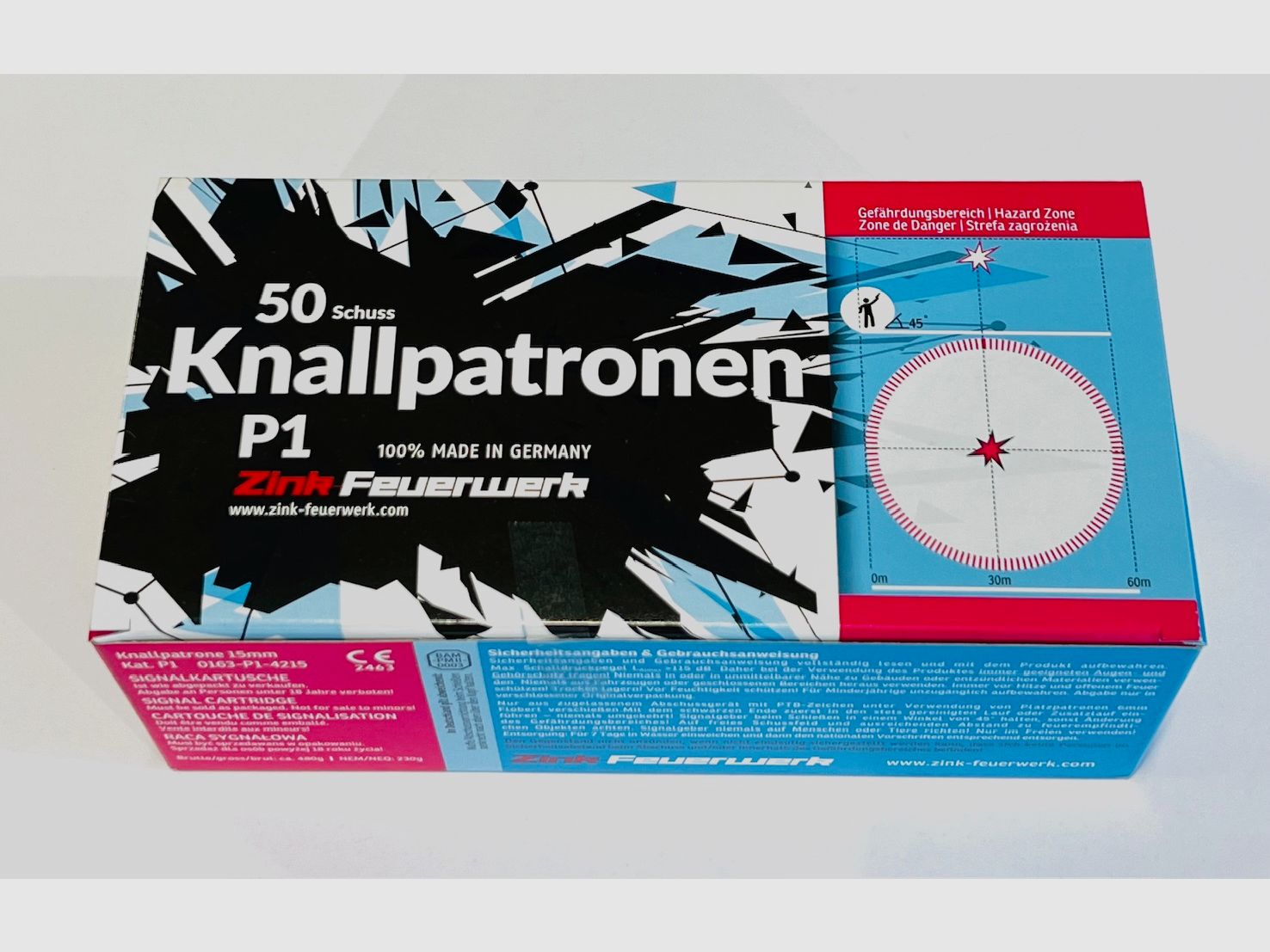 Knallpatronen Vogelschreck Starenschreck 15mm 50 St. ERWERBSCHEINPFLICHTIG