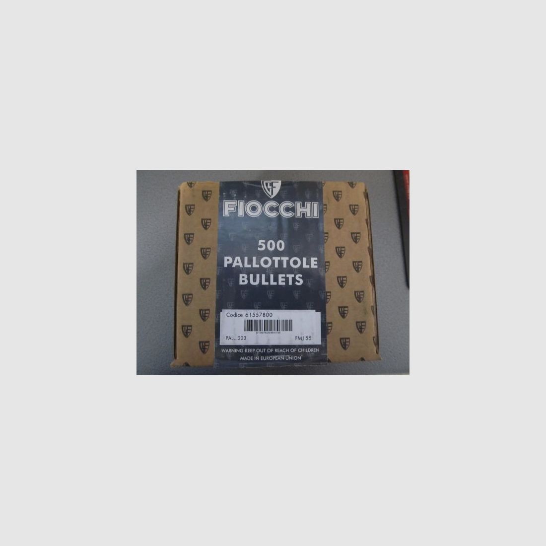 FIOCCHI GESCHOSSE BLIND 223 REM 55GN, Bild 1 von 3