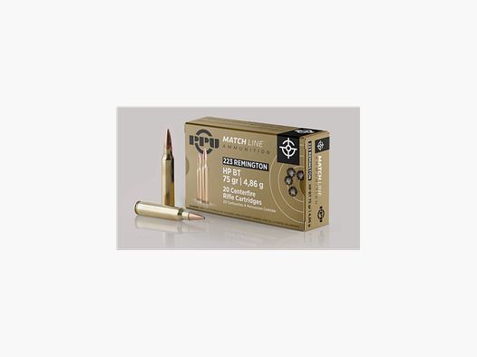PPU 223 REM 75 GRS / 4,86 G HPBT MATCH 20 STK