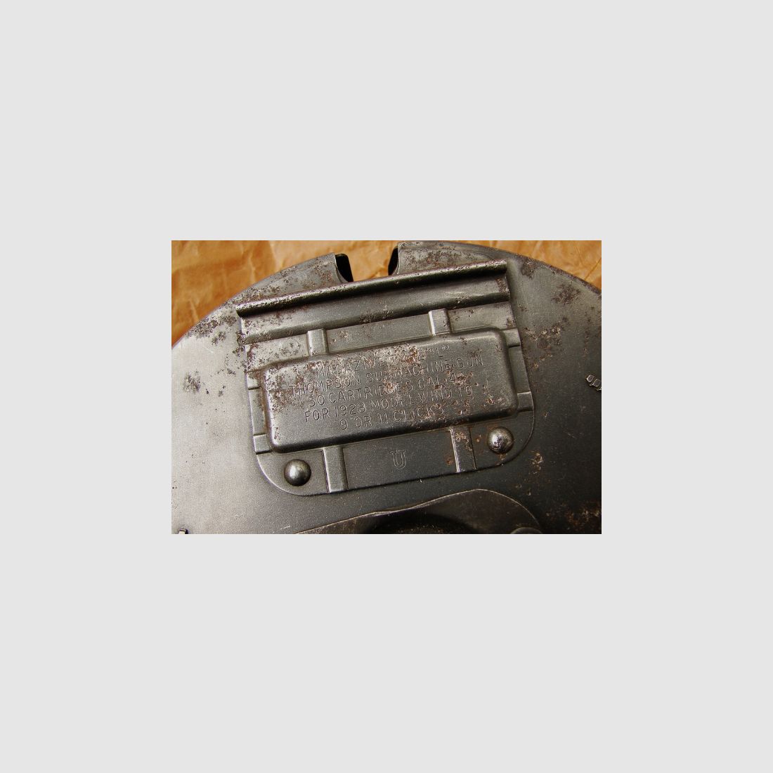 Original Thompson 1928 Drum Magazine aus Wk2 