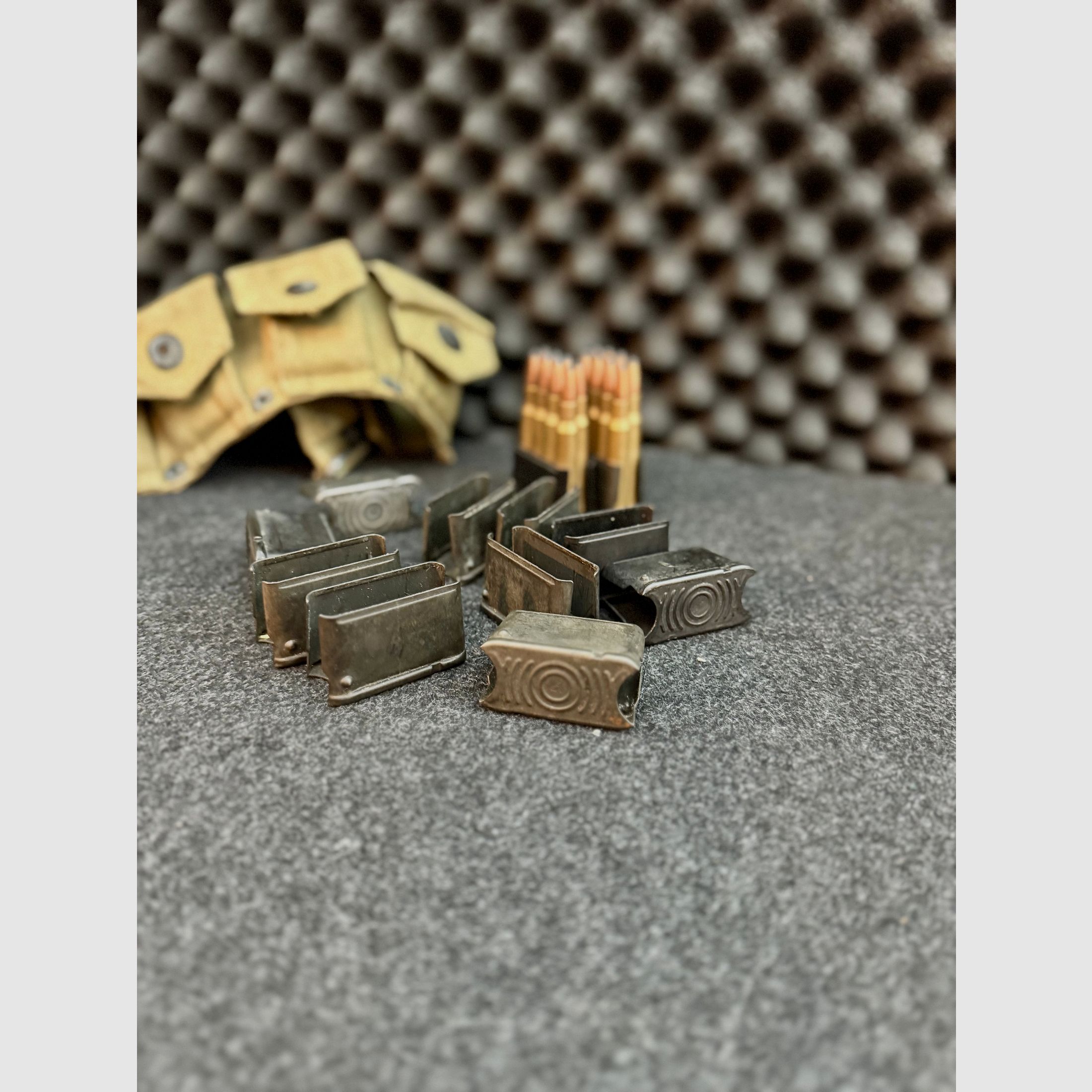 Munition Clip M1 Garand, 30-06, 5er Clips Munclip, M1 Garand 8 Schuss Ladeclip WK II Arsenalware