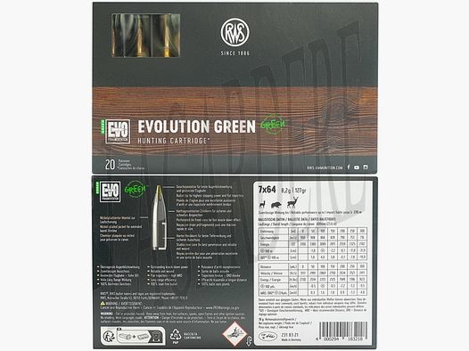 RWS EVOLUTION GREEN 8,2G (PATRONE)