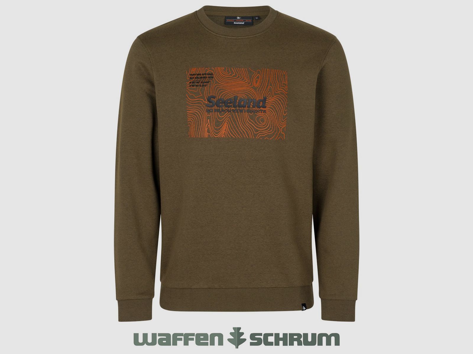 Seeland Sweatshirt Pulse Dark Olive Melange