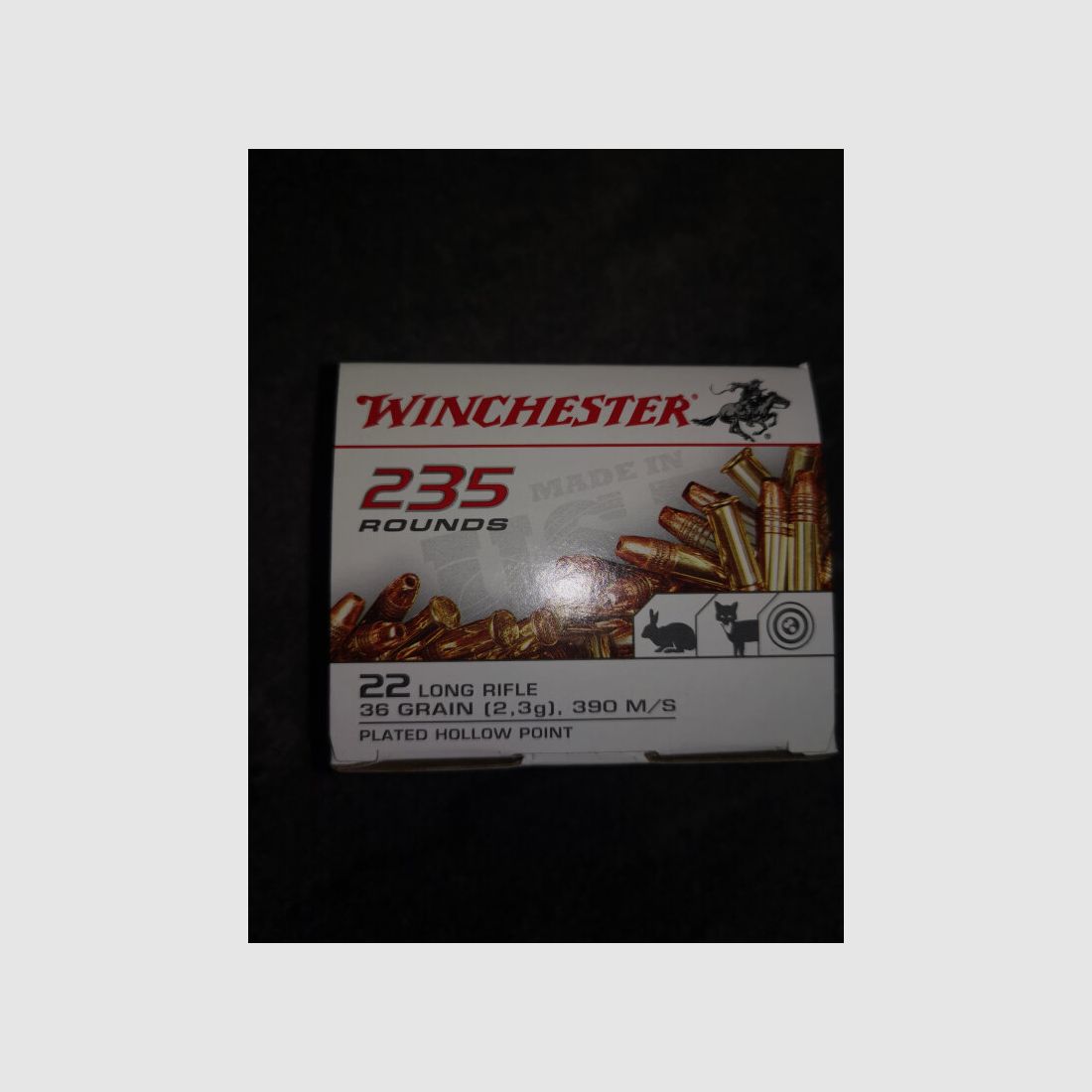 2350 Schuss Winchester .22LR "Super X" 36 Grain