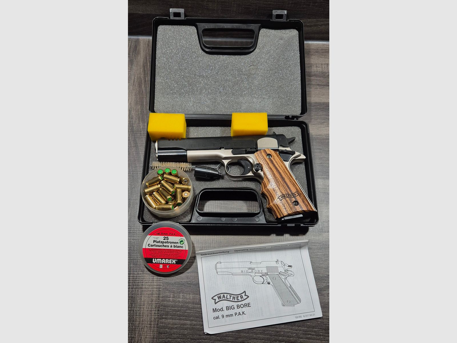 Walther Big Bore, schreckschusspistool 9mm PAK ***NIEUW*** VB