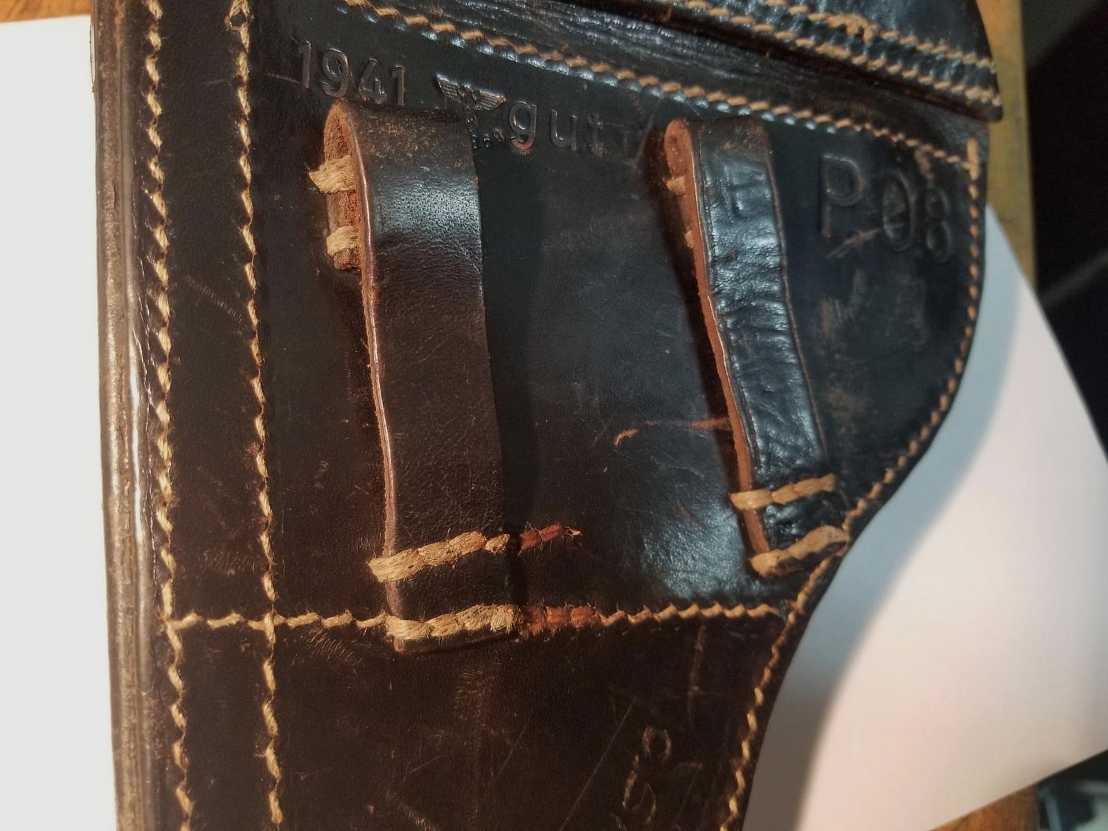 Holster P08 1941 gut aus Wk2