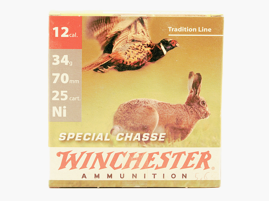 WINCHESTER 12/70 34G SPECIAL CHASSE NICKEL #5