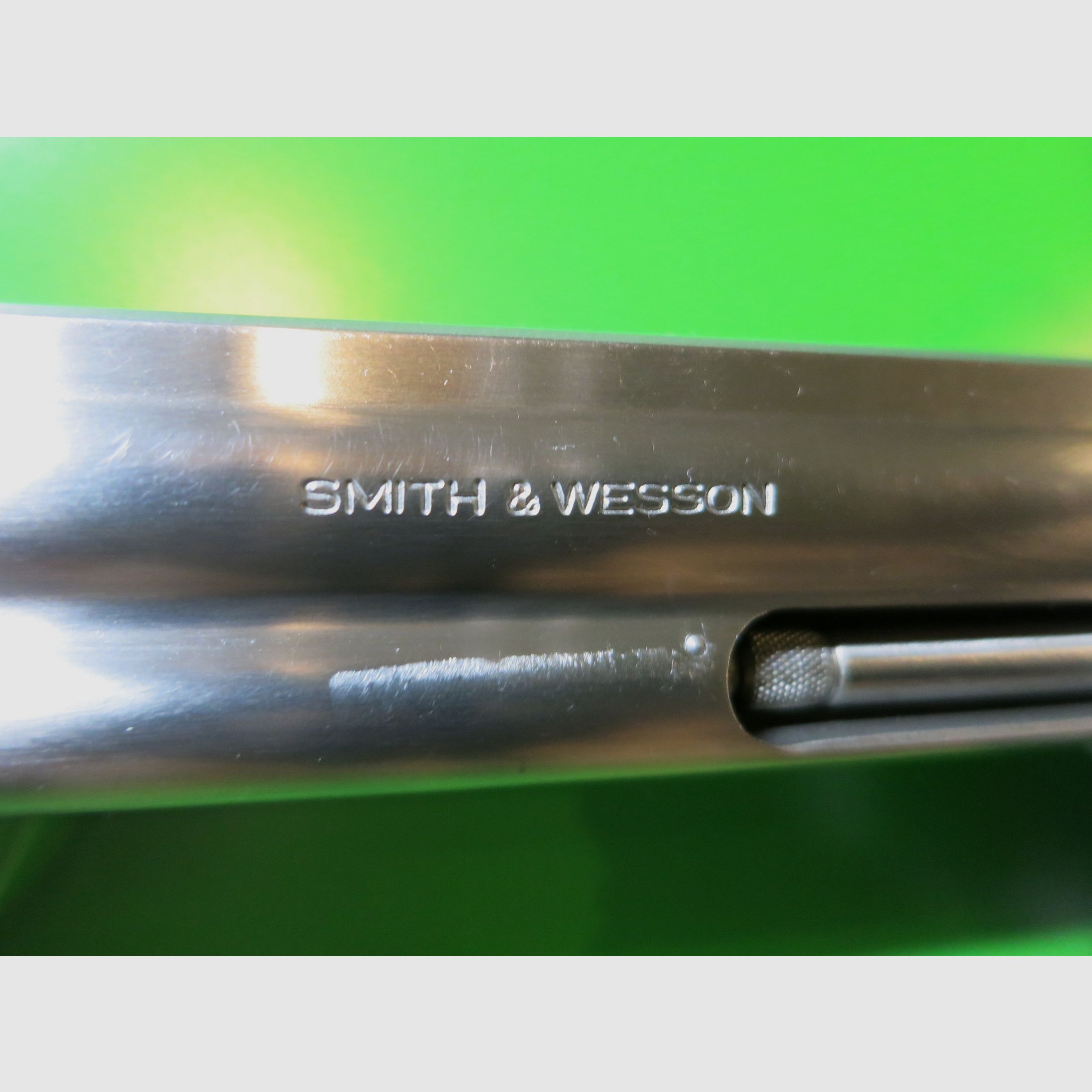 Revolver, SMITH&WESSON, Mod. 686-1 , .357 Magnum, 6" Lauf,  Edelstahl-Version (stainless)    #71-