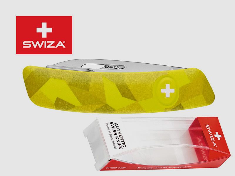 SWIZA Schweizer Messer FILIX D03 CAMO URBAN MOSS, Edelstahl 440, 11 Funktionen, Korkenzieher