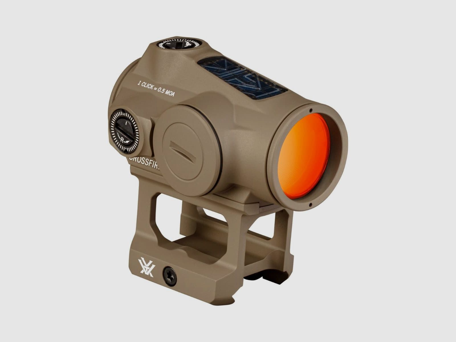 Vortex - Crossfire II Solar Red Dot - Tan - CF2-RD2-SLR-T, afbeelding 12 van 17