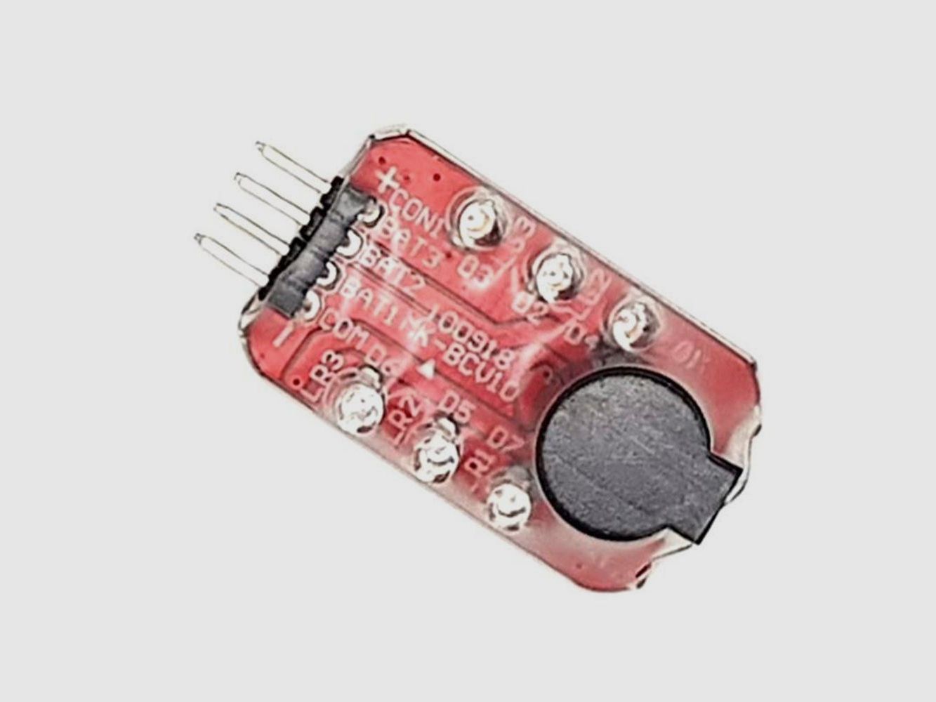 Lipo-Batterie-Alarm BO Manufacture 2S-3S - Sichere Schutz - Visuelle und Akustische Anzeige - Optimale Sicherheit für Ihre Batterien