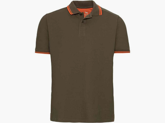 PARFORCE® Poloshirt Oliv/Orange