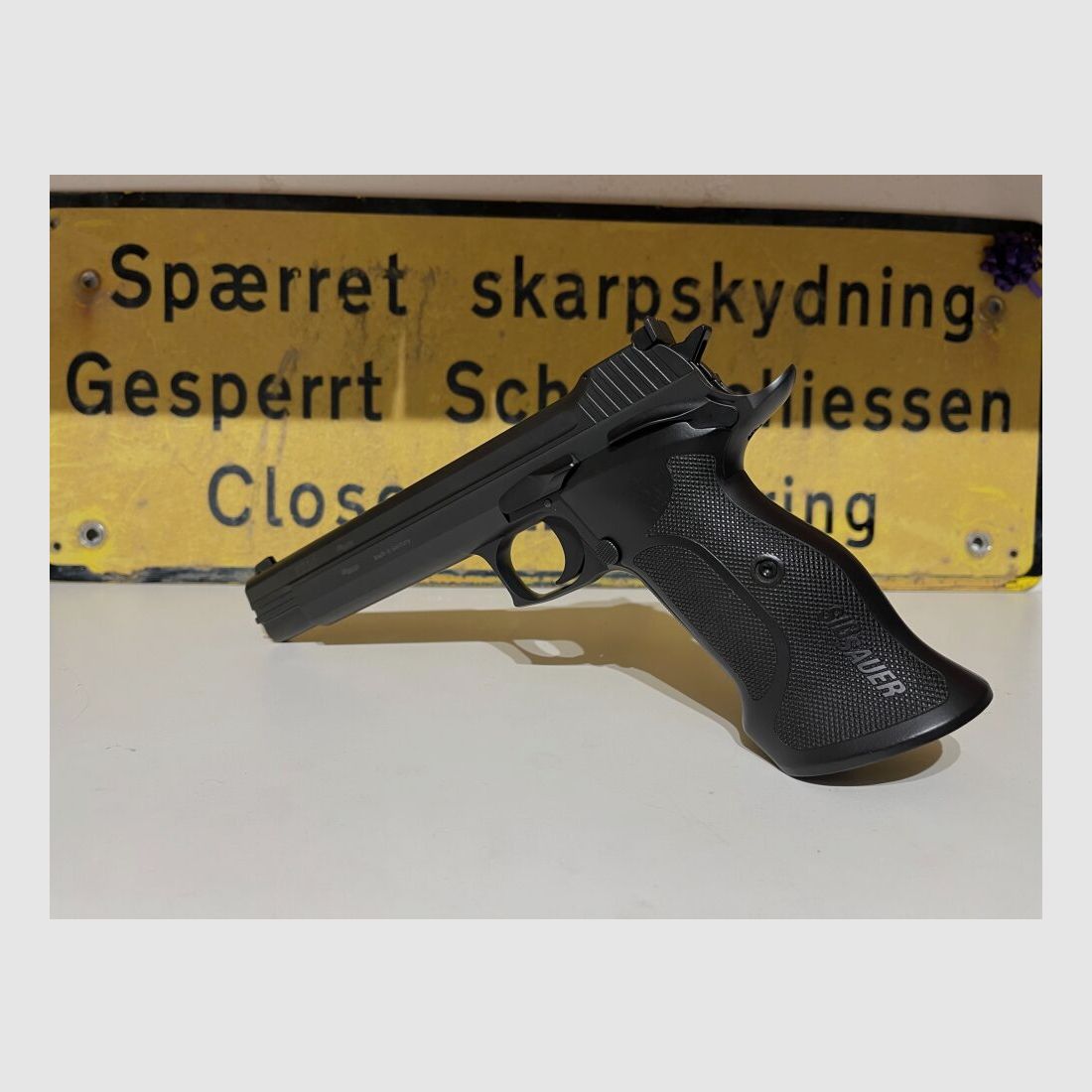Sig Sauer P210 Supertarget (ALL BLACK - Made in Germany)