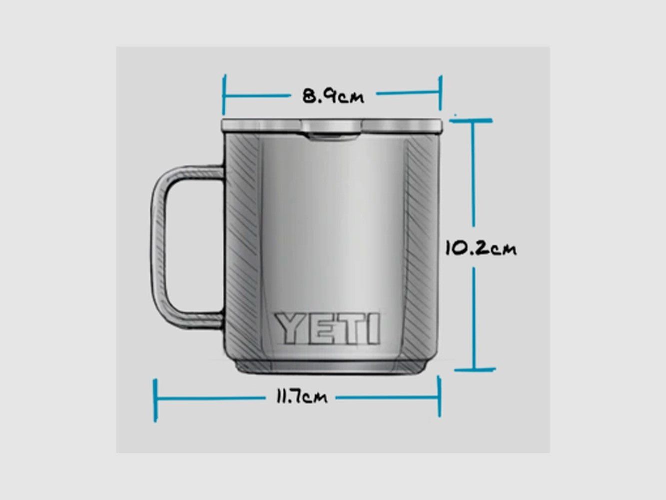 YETI® Tasse Rambler 10 Oz - Wit, afbeelding 5 van 8