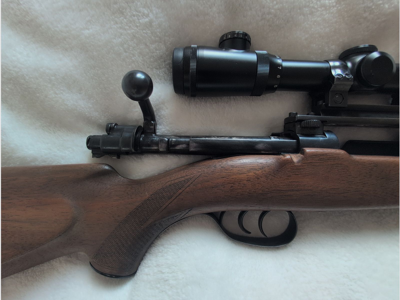 Jagdrepetierer mit K 98 System, Linksschaft, 9,3 x 62