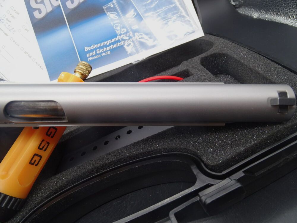 SIG Sauer P210 Super Target Silver 6" Made in Germany P210 Super Target Silver