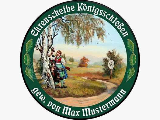 Schützenscheibe ECO-LINE Motiv 174