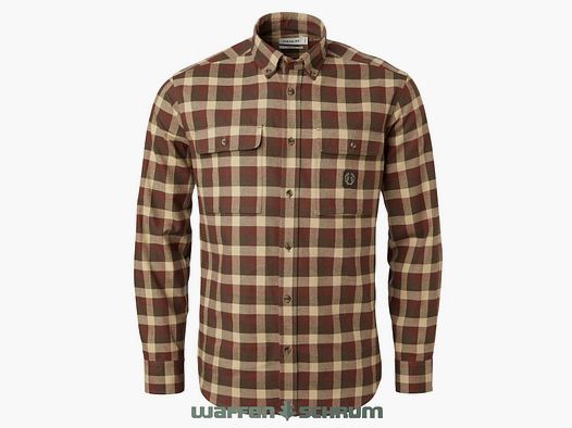 Chevalier Hemd Flannel Heron Holly Green