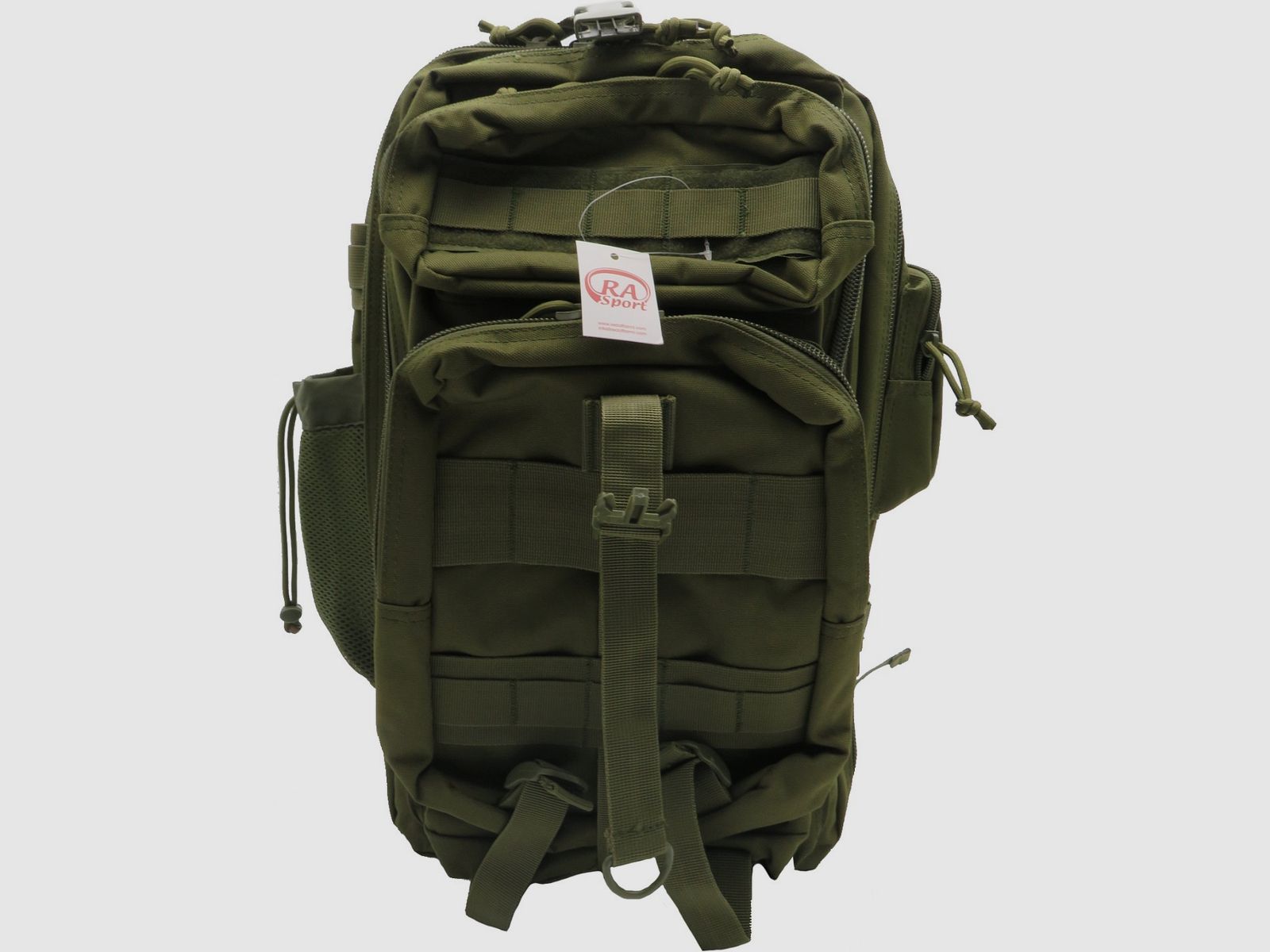 Sac à dos tactique 44x24x20 21 litres vert, image 1 sur 2