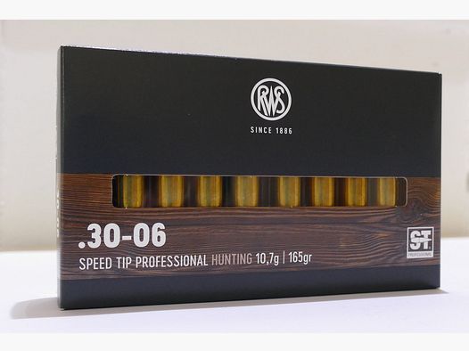RWS .30-06 Speed Tip Pro 10.7g/165gr Rifle Cartridges