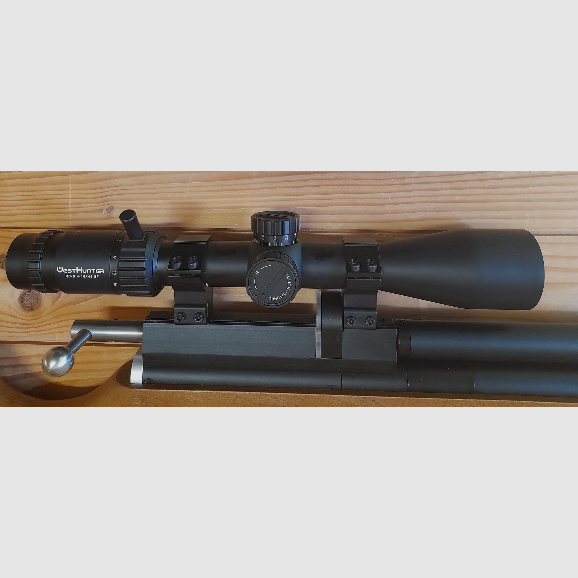 Airmax M22 mit Picatinny-Schiene und WestHunter Optik