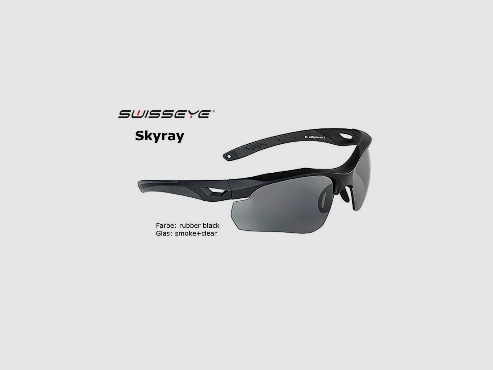 SwissEye Tactical Brille Skyray Set Schwarz