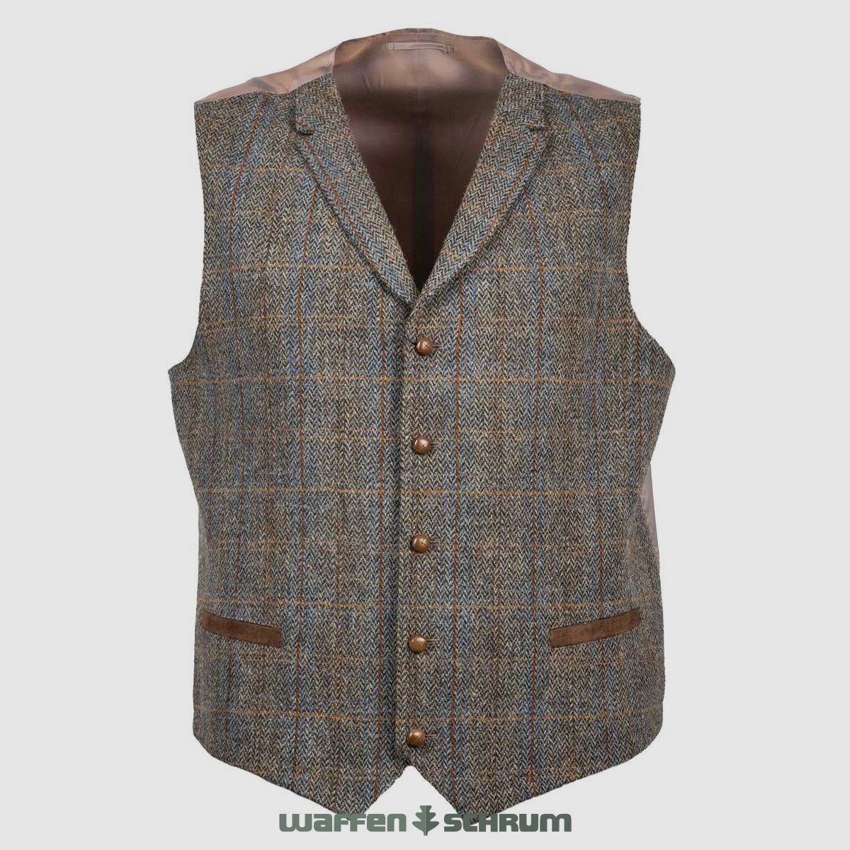 Gebrüder Weis Weste King A mittelbraun Haselnuss