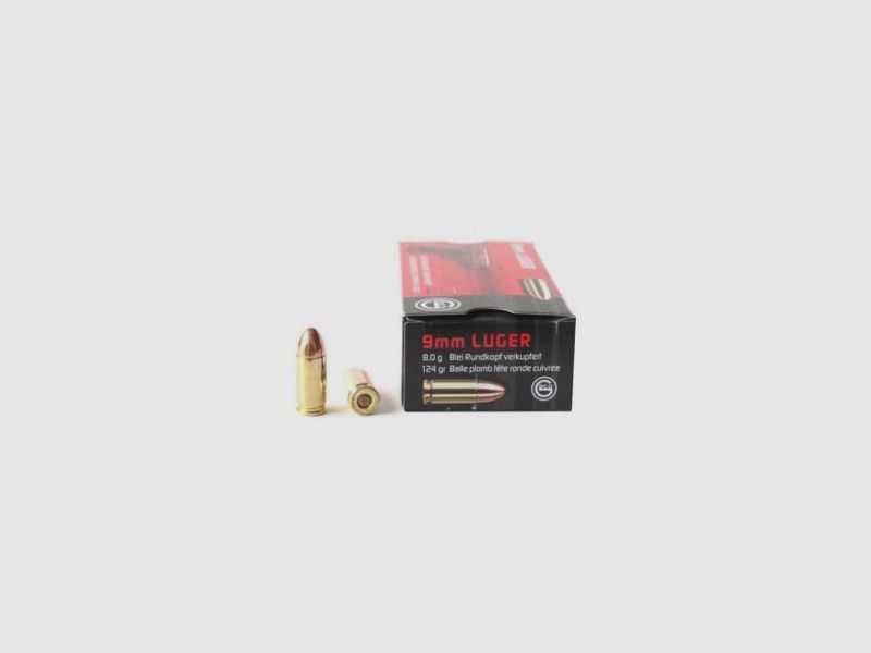 BALA GECO CALIBRE 9X19 FMJ 124GR, imagen 1 de 2