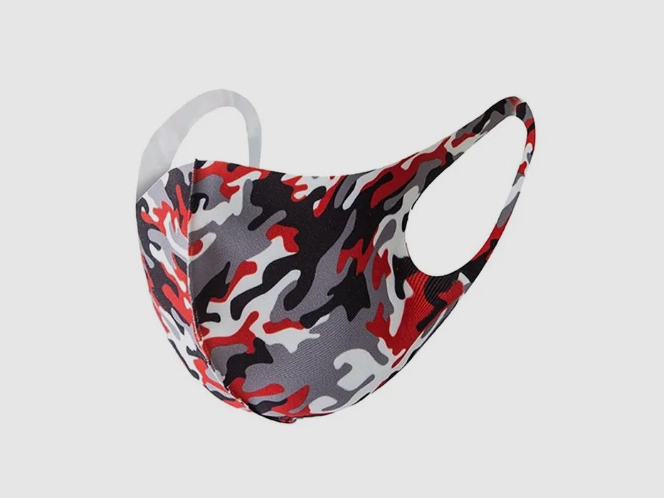 Mouth-nose covering / community mask - camouflage red - for you and him