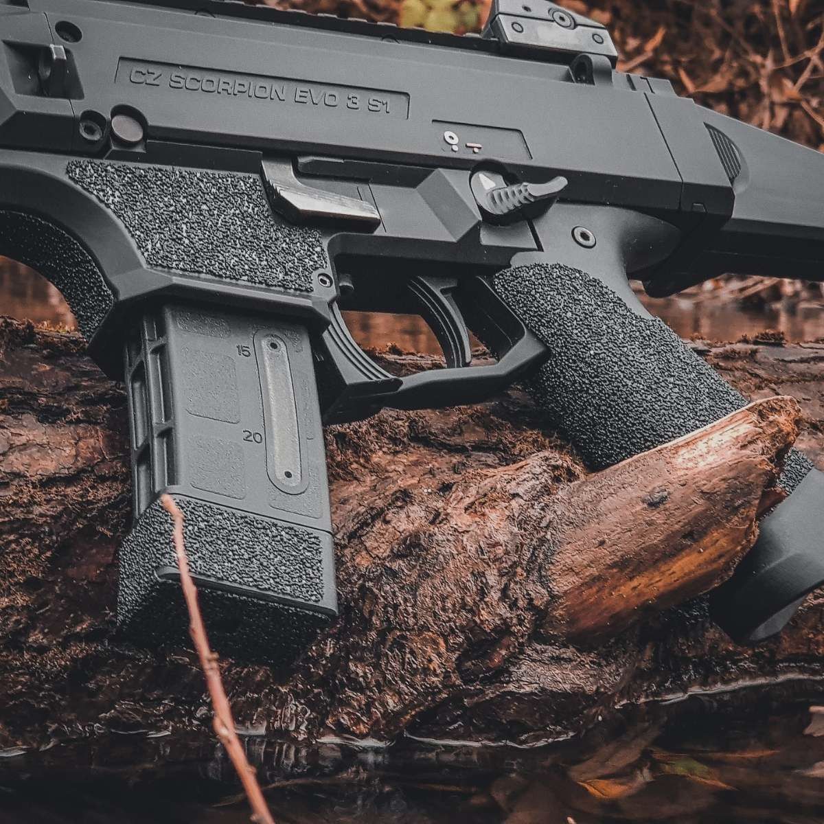 Manul Corp. - Trigger Shoe for CZ Scorpion EVO3 Polymer - Black - M05-0209-PBK, image 2 of 2