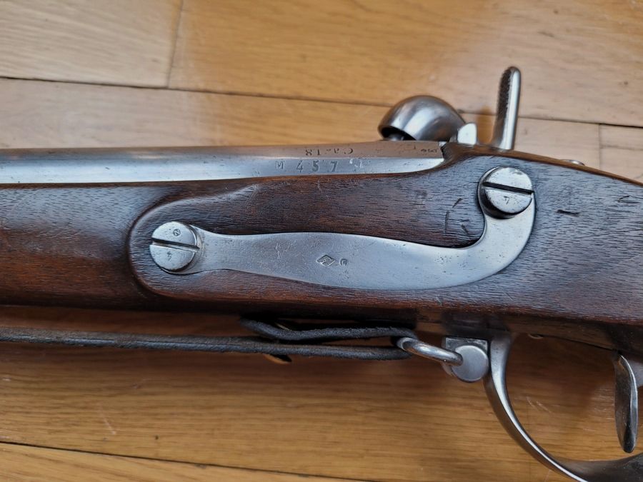 Eccezionale fucile d'Infanteria 1822 T (non Tbis) – Manifattura Reale Mutzig 1838 – Baionetta Stato MUSEALE, immagine 18 di 29