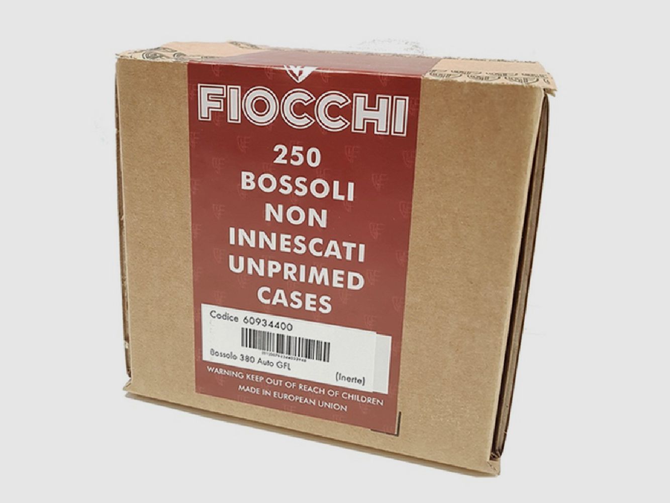FIOCCHI Hülsen 380 AUTO QT 250