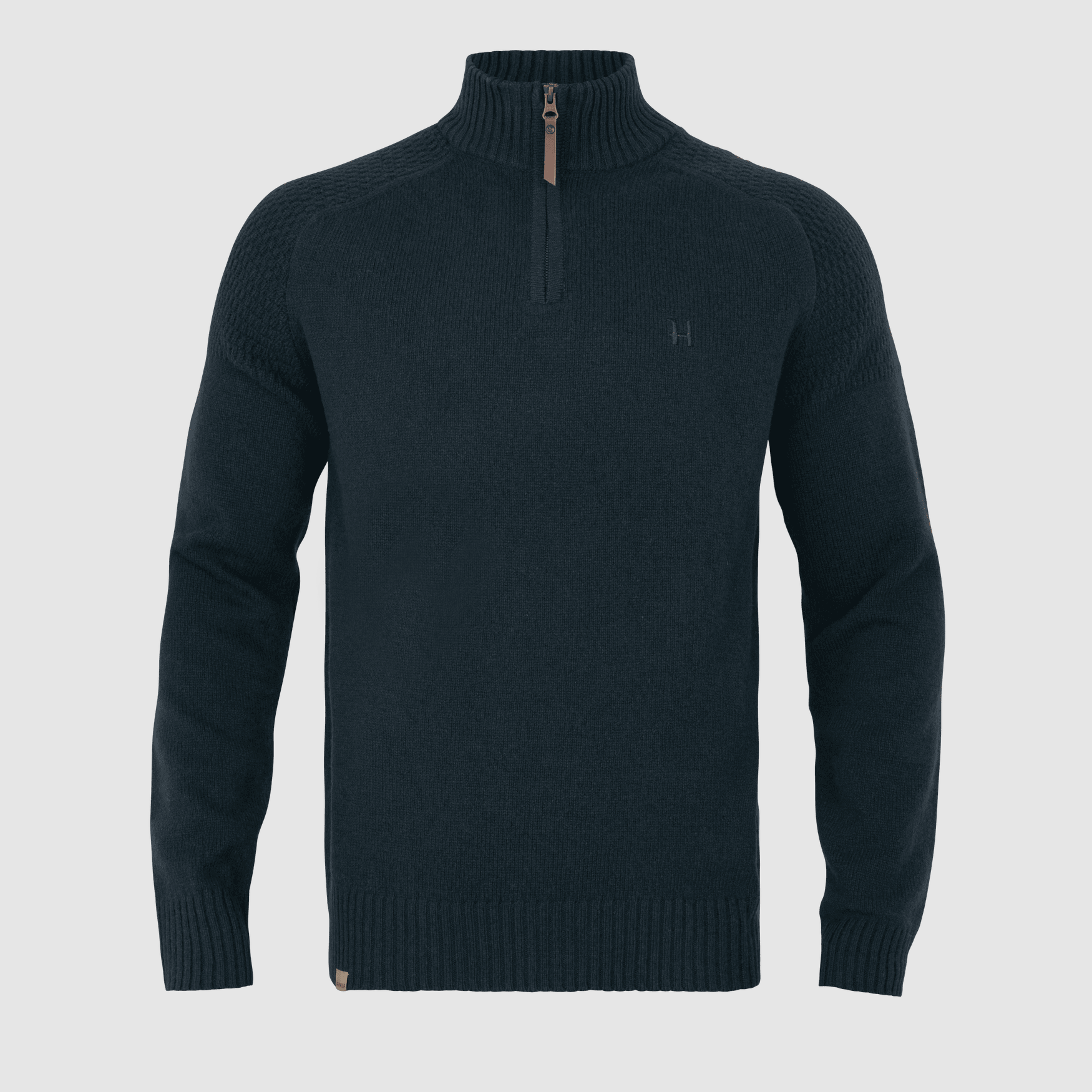 Härkila Vincent Half-Zip Suéter de Lana Merino para Hombre Azul Marino 3XL