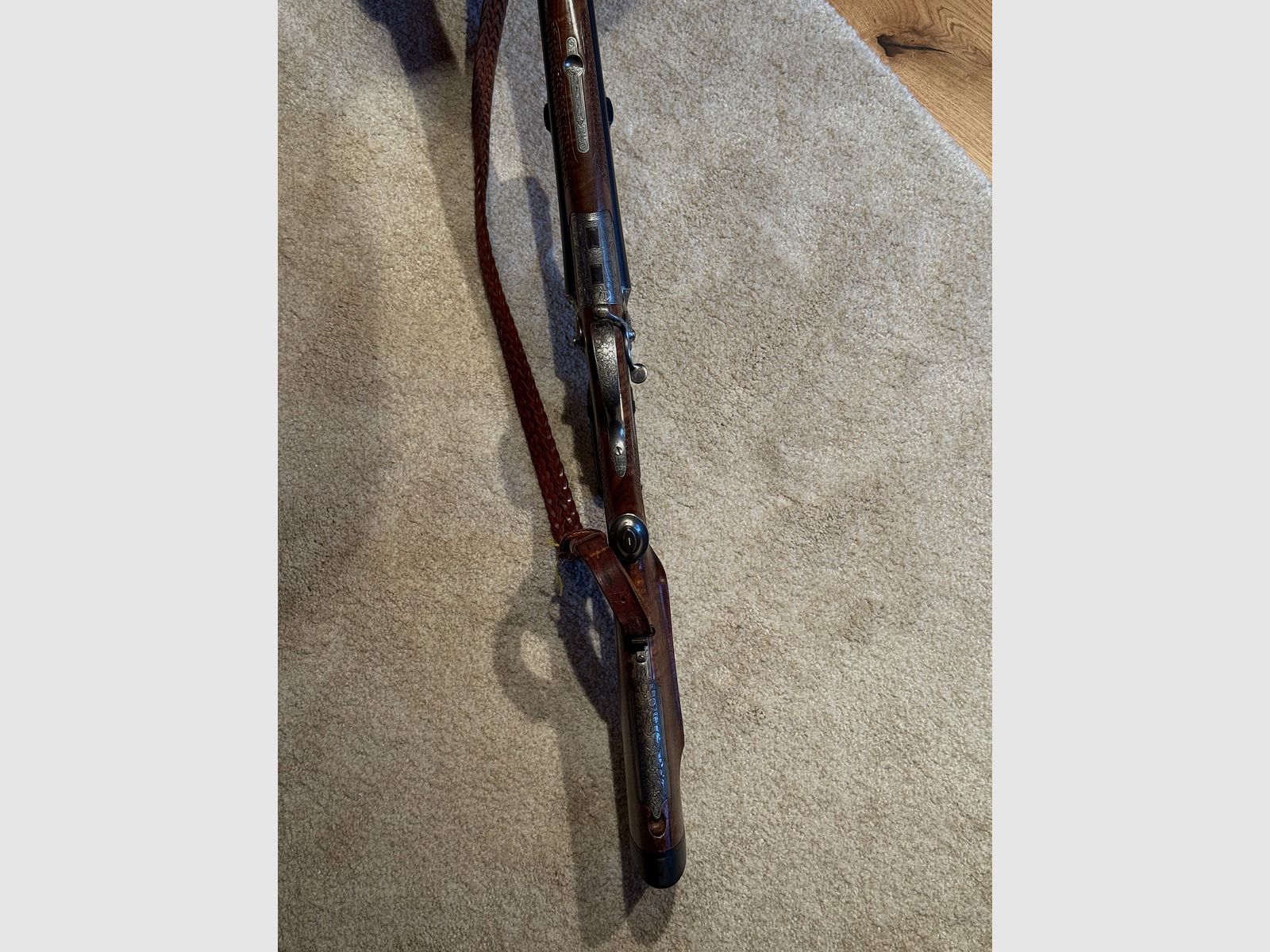 Sauer & Sohn Hahndrilling mit Seitenöffnung und kurzem Einstecklauf  |  KAL .30-30Win  |  16/70 |  .22 Magn. LFB