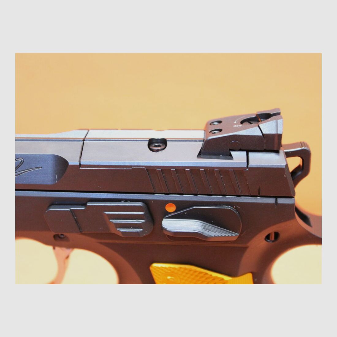 CZUB Ha.Pistole 9mmLuger CZUB CZ SHADOW2 Orange OR Optics Ready 119mm Lauf/ für Red Dot Sight CZ75