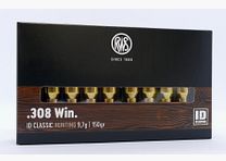 RWS .308 Win ID 9.7g/150gr. Rifle cartridges