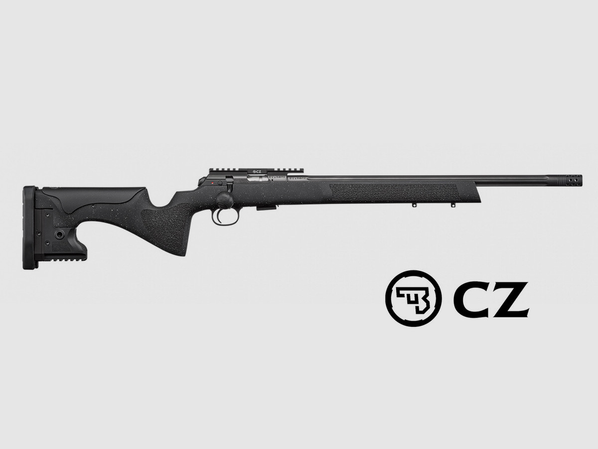 CZ 457 Long Range Precision Black Threaded 20" .22lr