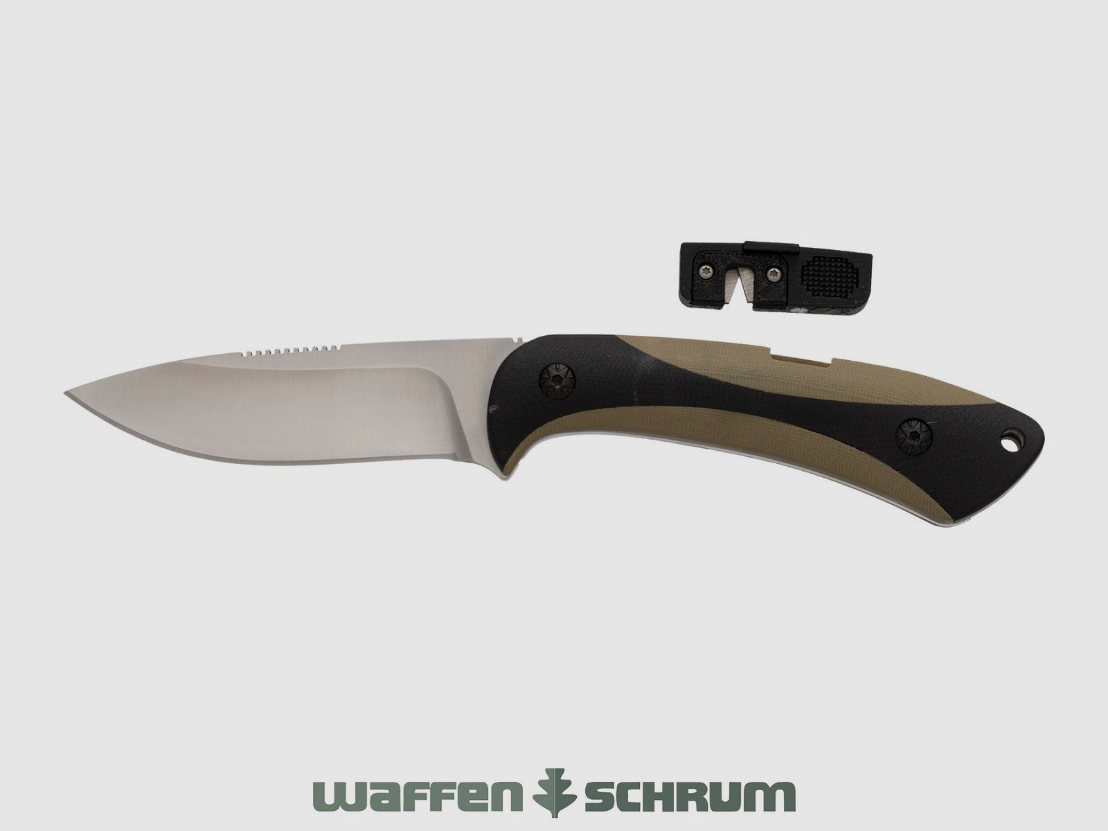 Cuchillo de caza Browning Steel Sharp con funda de Cordura - Módulo de afilado