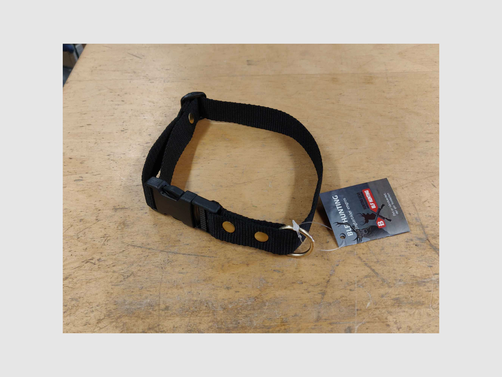 BLF Webbing Collar - 25mm x 60cm - Black