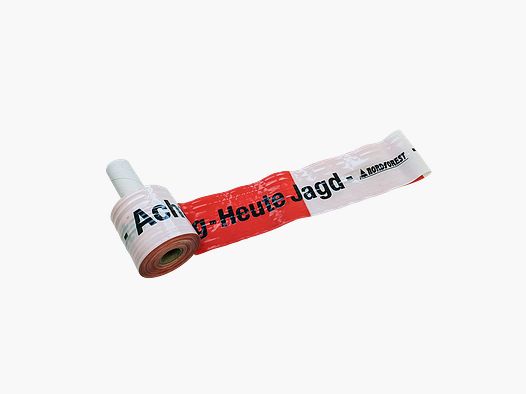 Folien-Absperrband "Achtung heute Jagd" (100 m)
