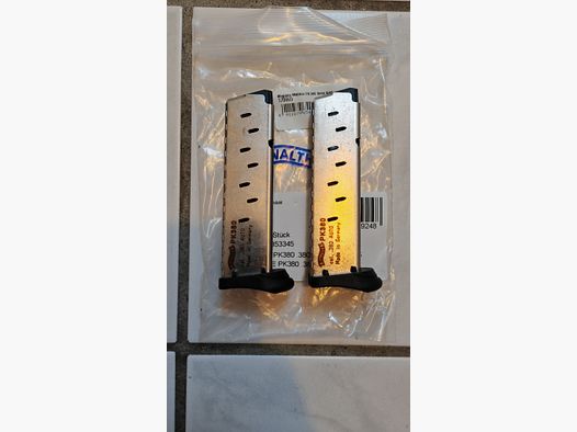 3x Walther PK380 9mm Kurz / .380 Ersatzmagazin | NEU!