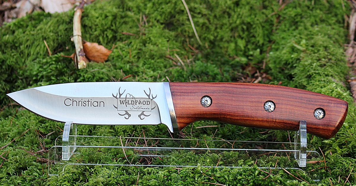 Personalisiertes Jagdmesser - Laserkunst - Personalisiertes Jagdmesser ...