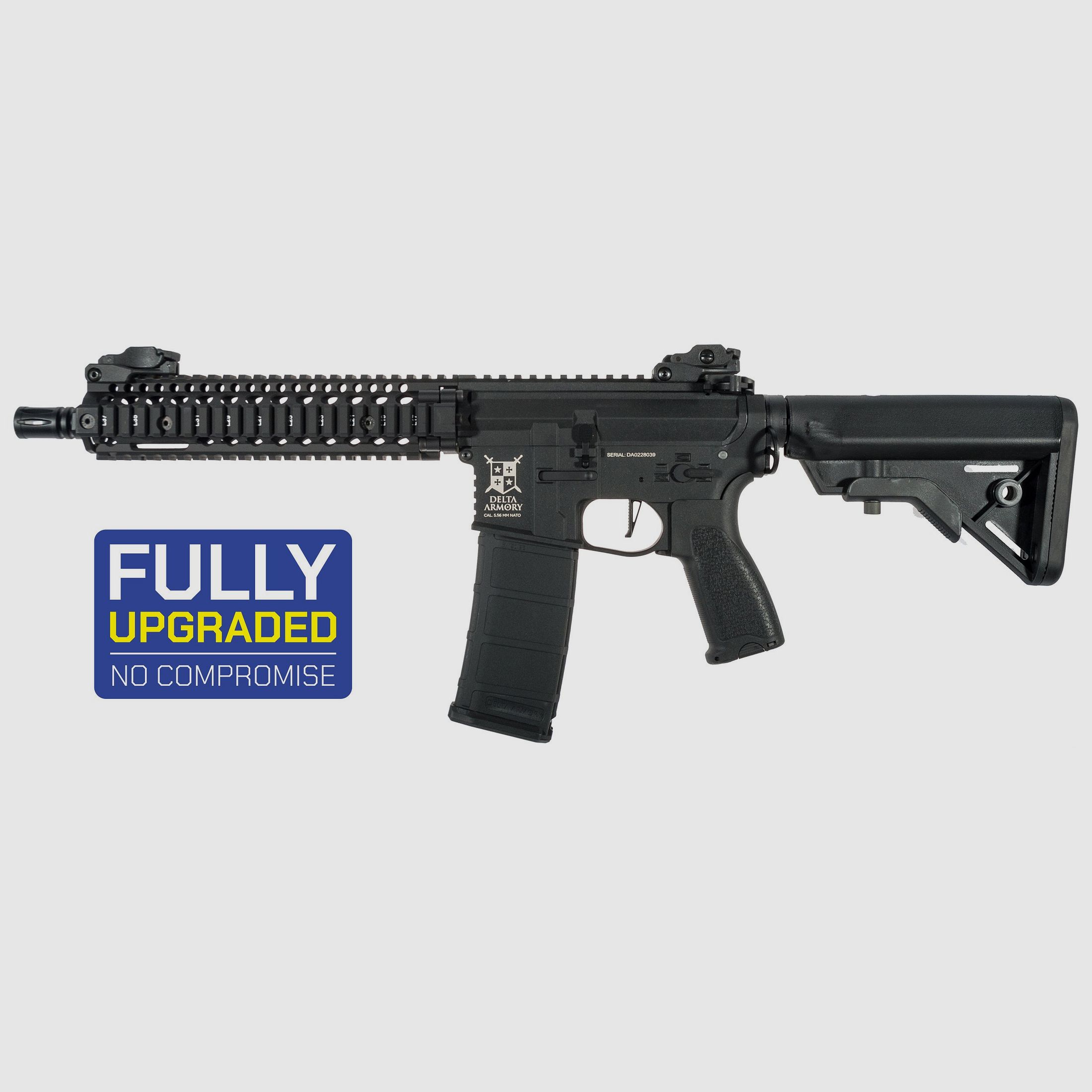 AR15 MK18 BRAVO ETU NC! Version Schwarz frei ab 14 max. 0.5 Joule