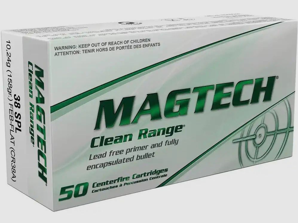 .38 Special FEB Flachkopf Clean Range 10,2g/158grs. Magtech
