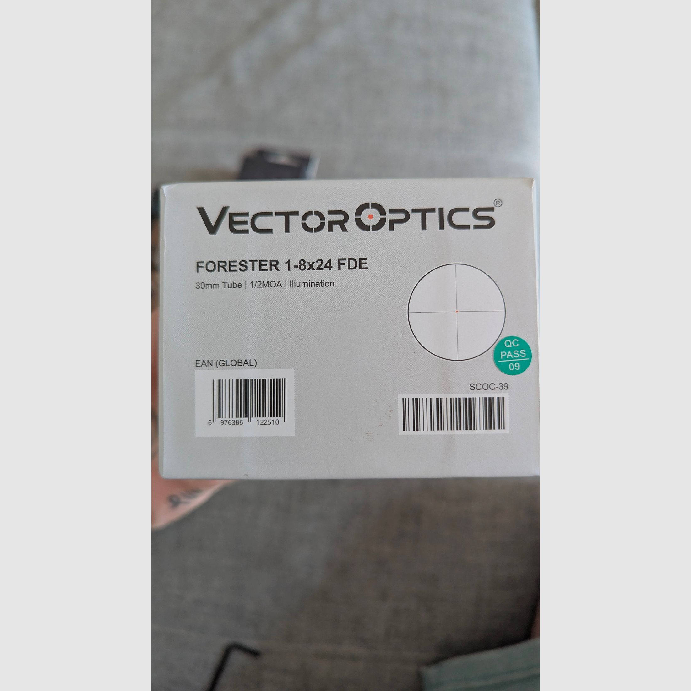 Vector Optics Forester 1-8x24 FDE incl. blokmontage