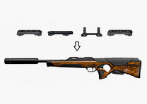 Walther RS3 Heritage Sevenstar inkl. Schalldämpfer - Repetierbüchse