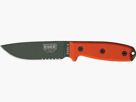 Esee Modell 4, teilweise gezahnt mit Kydexscheide, MOLLE