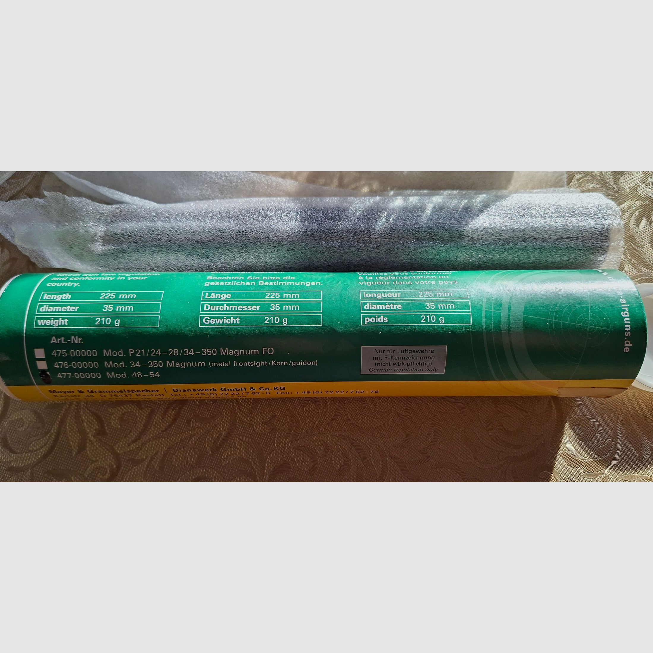 Diana silenciador Cal. 4,5 - 5,5 mm